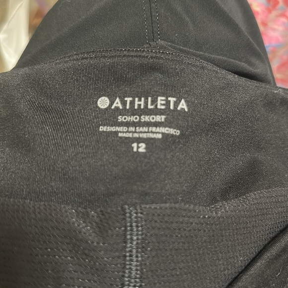 EUC Athleta Black SoHo Skort size 12 - Picture 3 of 4